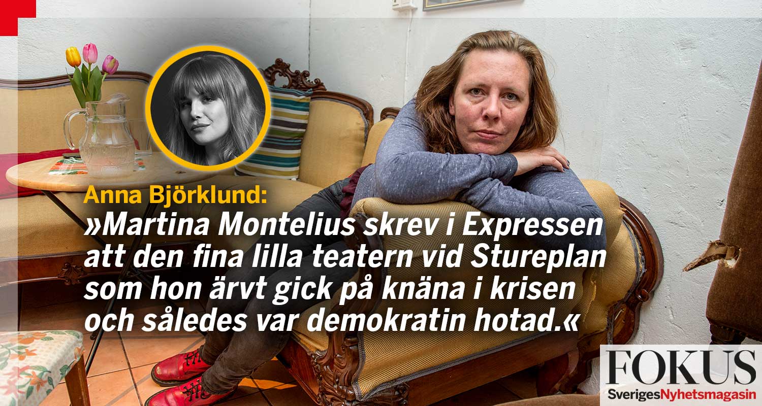 Anna Bjorklund Synd Att Inte Fler Kulturutovare Konkade I Varas Fokus